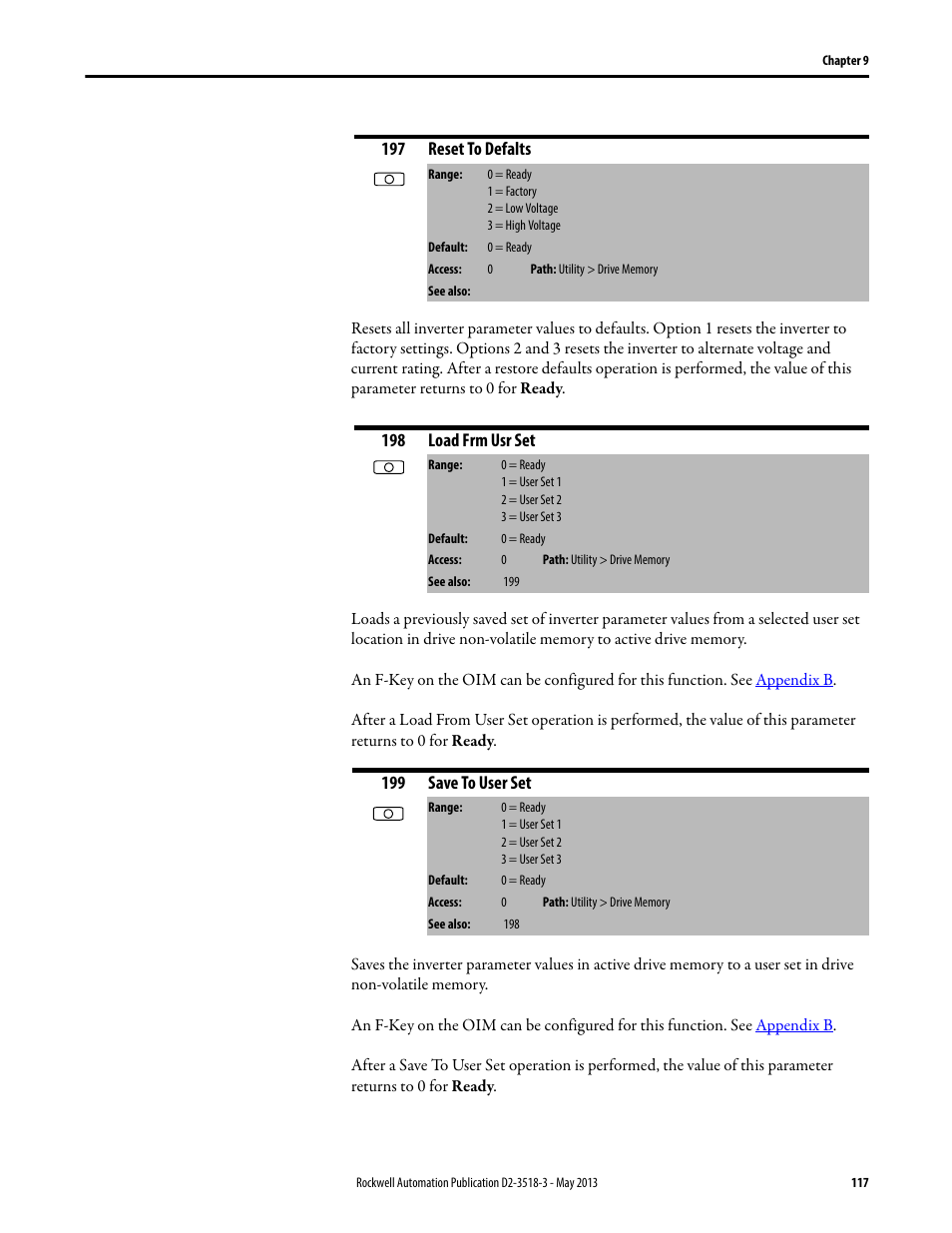 Rockwell Automation Liqui-Flo V2.0 AC Drive User Manual | Page 117 / 272