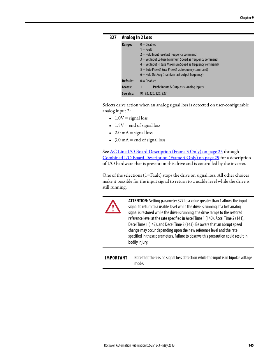 Rockwell Automation Liqui-Flo V2.0 AC Drive User Manual | Page 145 / 272