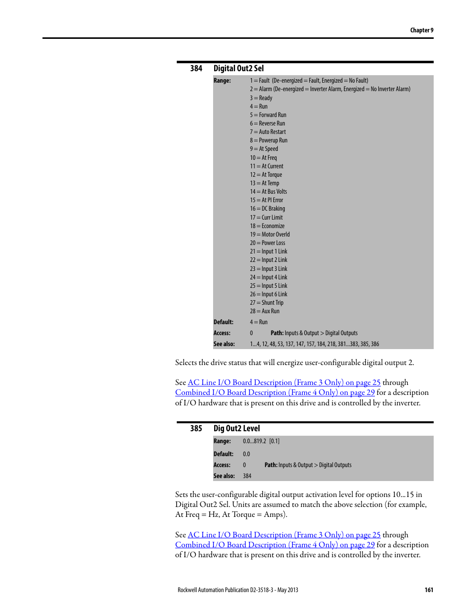 Rockwell Automation Liqui-Flo V2.0 AC Drive User Manual | Page 161 / 272