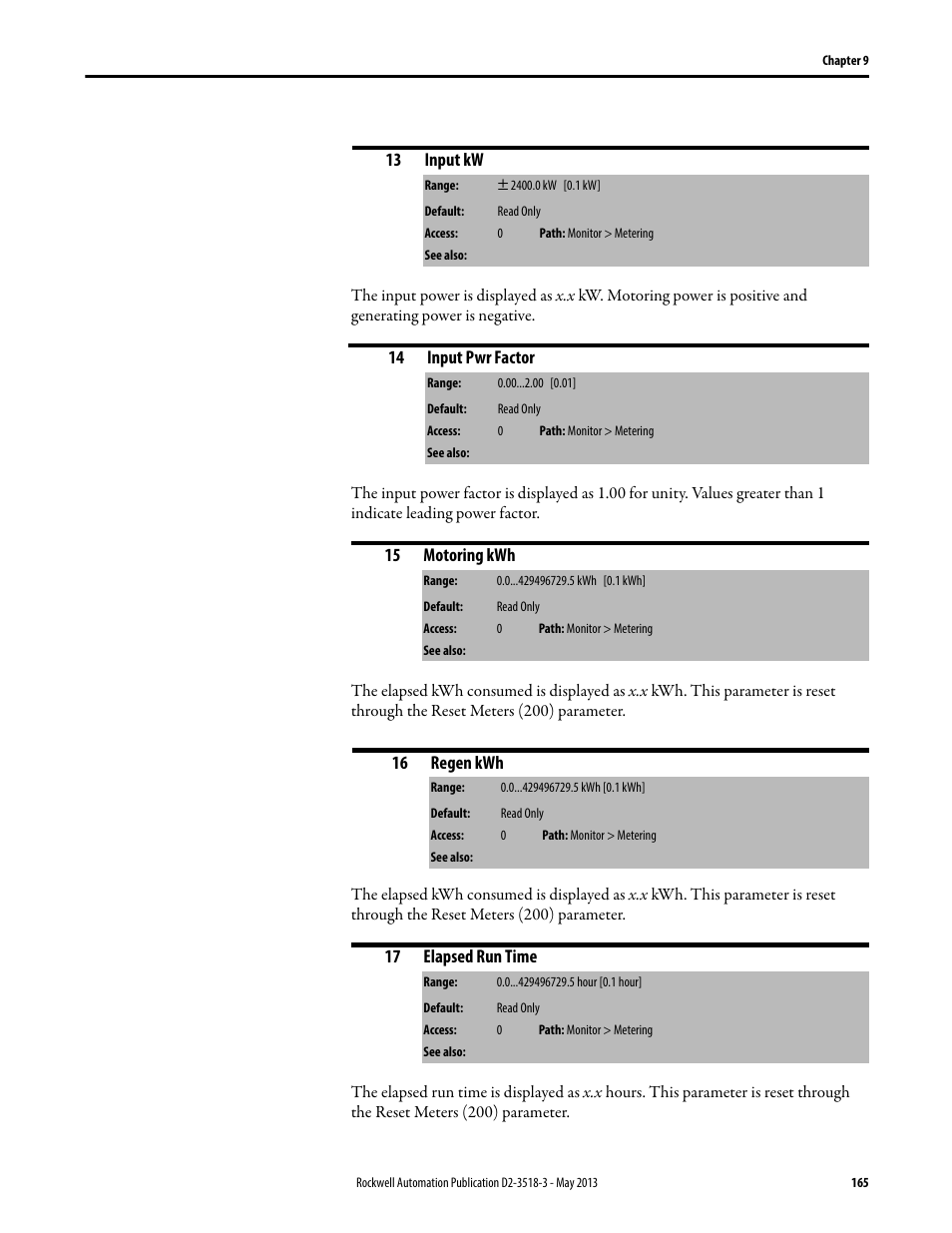 Rockwell Automation Liqui-Flo V2.0 AC Drive User Manual | Page 165 / 272