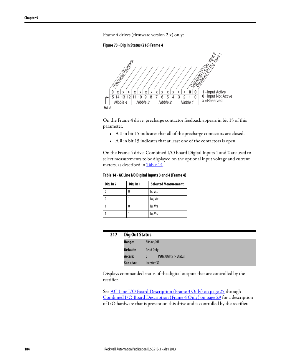 Rockwell Automation Liqui-Flo V2.0 AC Drive User Manual | Page 184 / 272