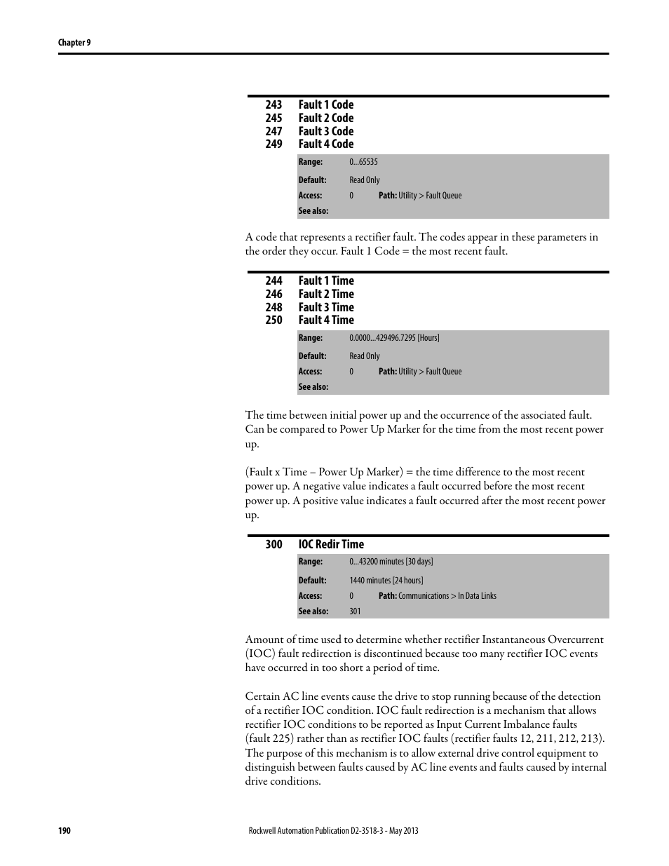 Rockwell Automation Liqui-Flo V2.0 AC Drive User Manual | Page 190 / 272