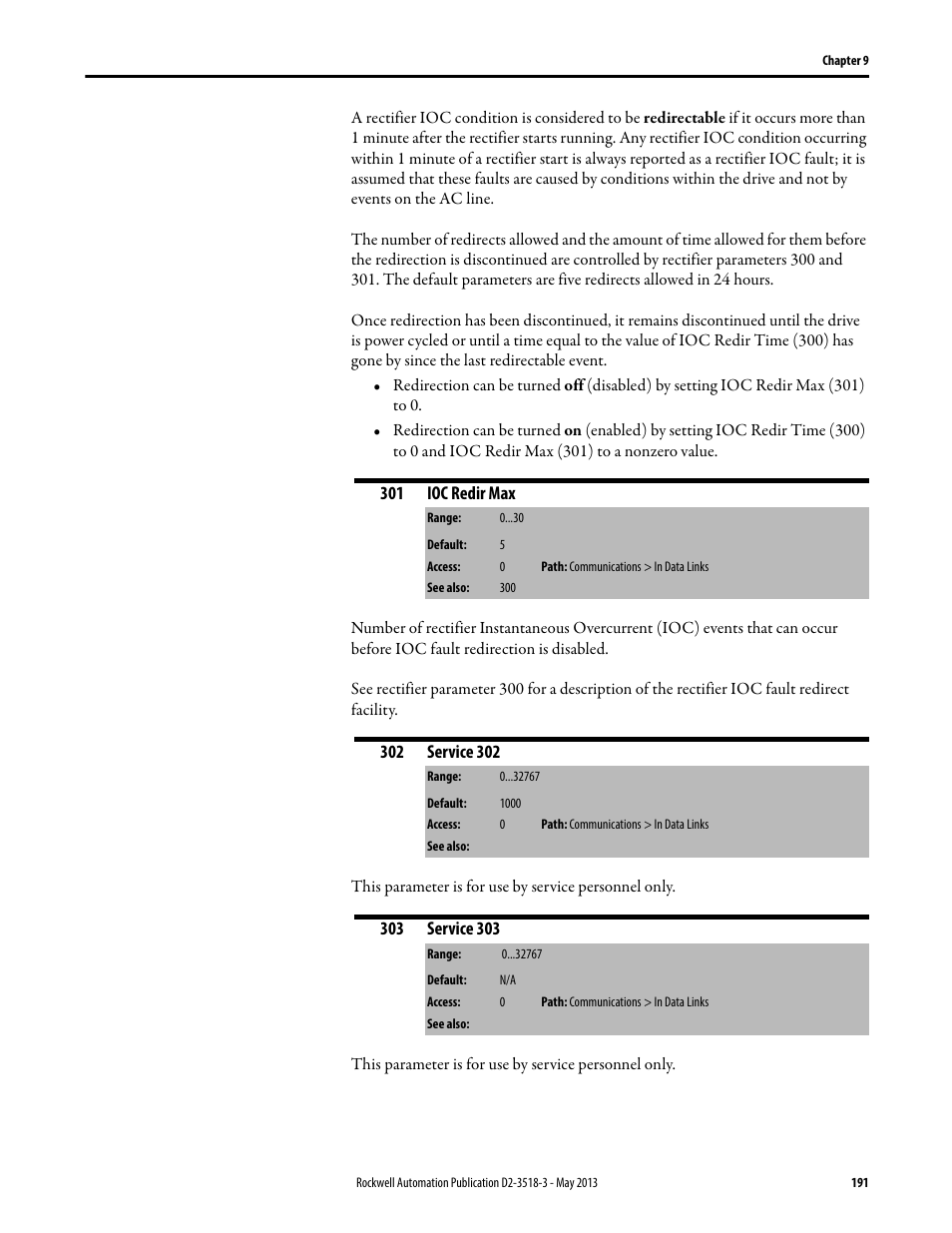 Rockwell Automation Liqui-Flo V2.0 AC Drive User Manual | Page 191 / 272