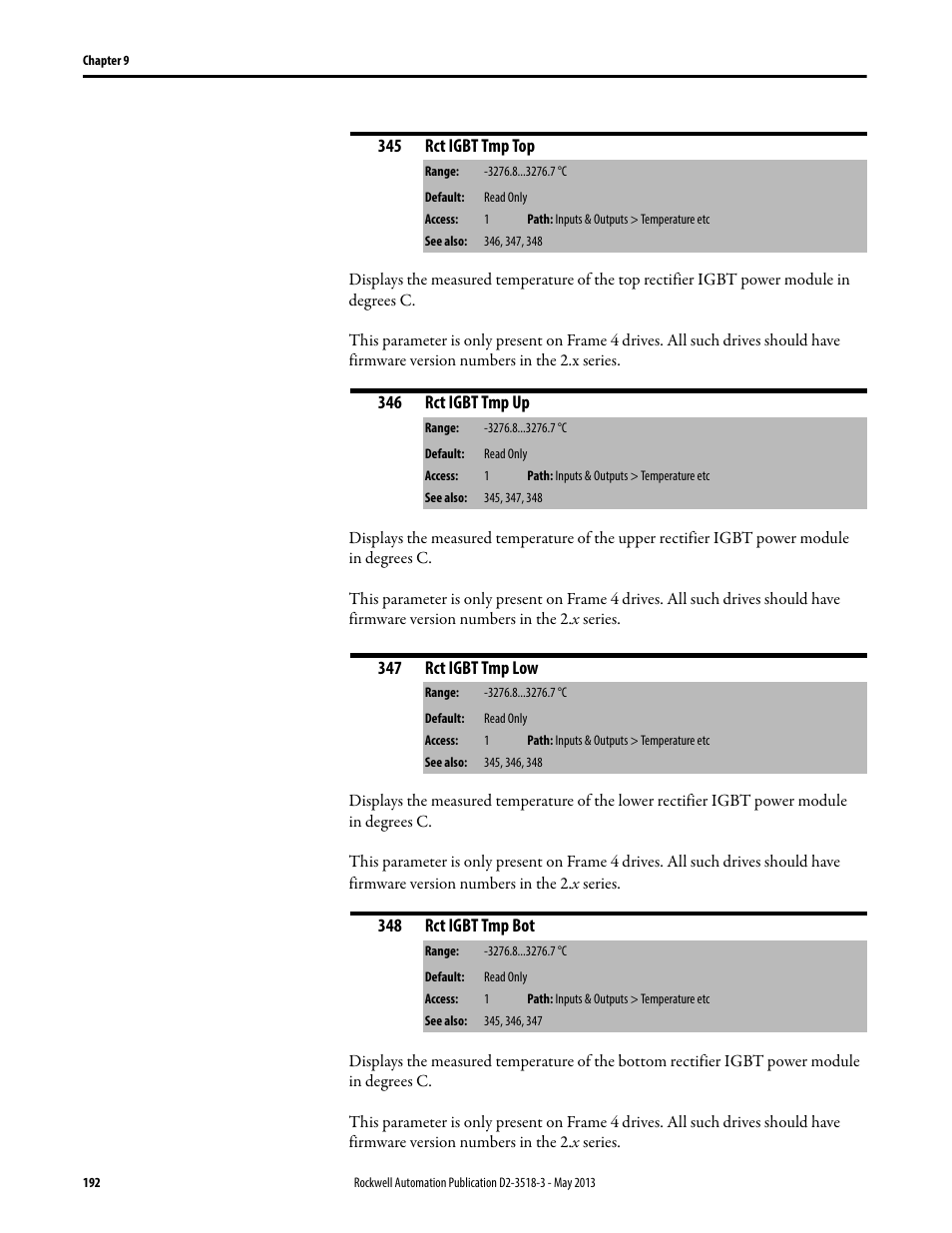 Rockwell Automation Liqui-Flo V2.0 AC Drive User Manual | Page 192 / 272