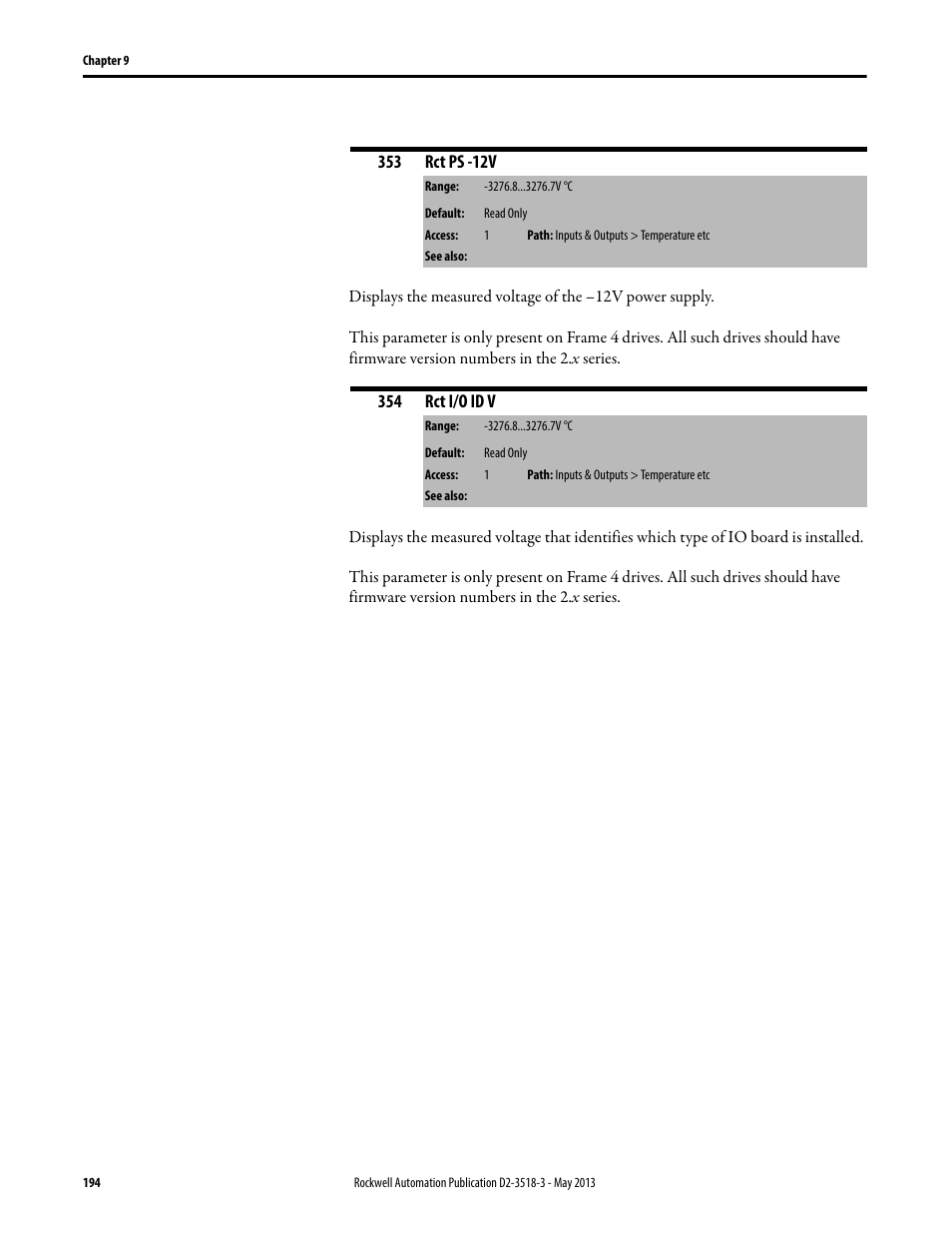 Rockwell Automation Liqui-Flo V2.0 AC Drive User Manual | Page 194 / 272