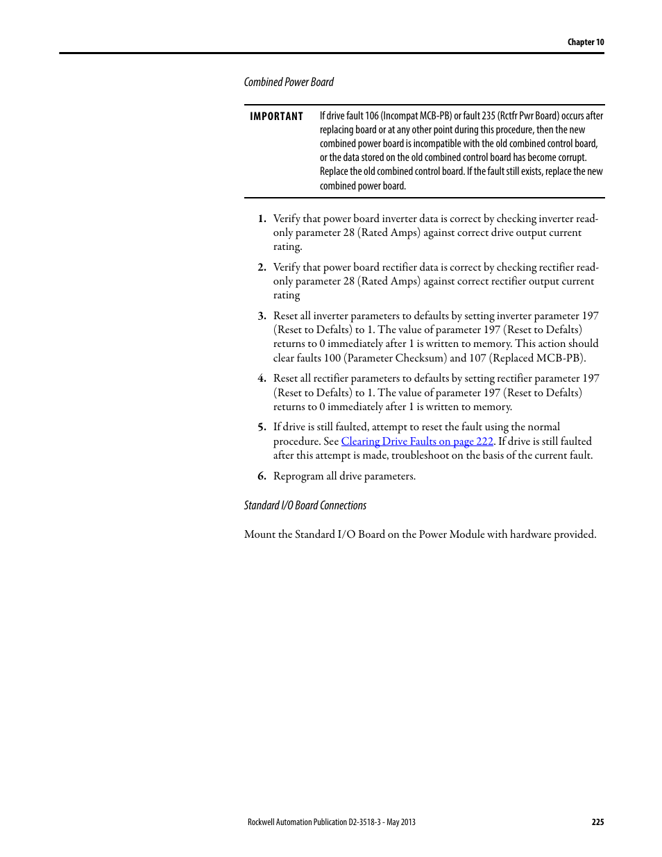 Rockwell Automation Liqui-Flo V2.0 AC Drive User Manual | Page 225 / 272