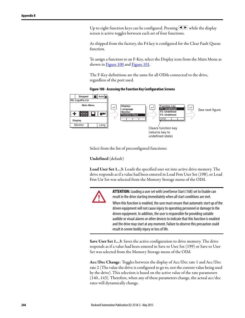 Rockwell Automation Liqui-Flo V2.0 AC Drive User Manual | Page 244 / 272