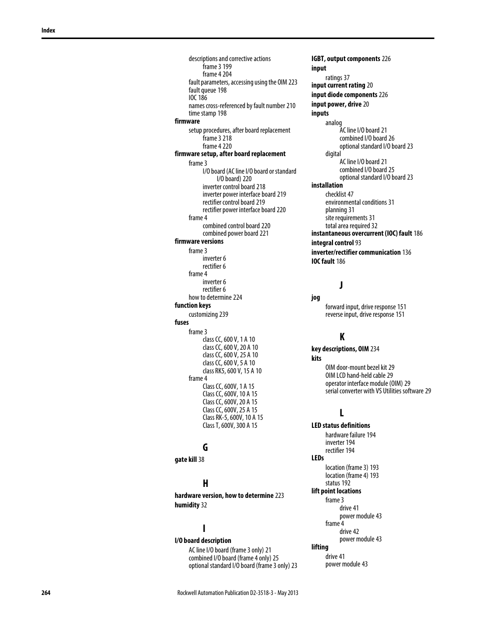 Rockwell Automation Liqui-Flo V2.0 AC Drive User Manual | Page 264 / 272