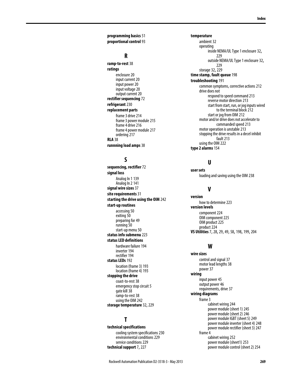 Rockwell Automation Liqui-Flo V2.0 AC Drive User Manual | Page 269 / 272