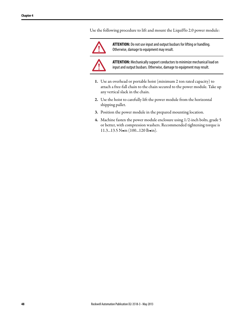 Rockwell Automation Liqui-Flo V2.0 AC Drive User Manual | Page 48 / 272