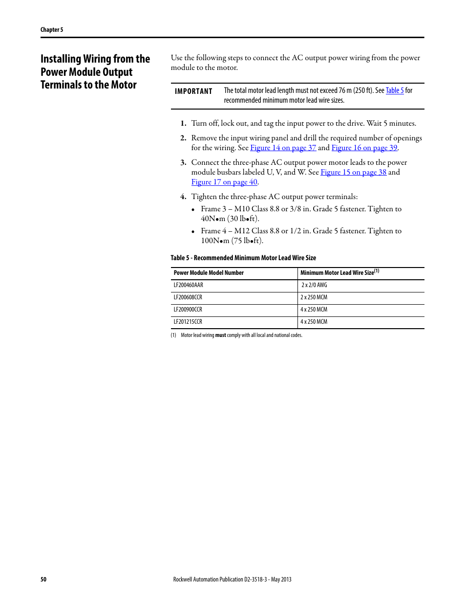 Rockwell Automation Liqui-Flo V2.0 AC Drive User Manual | Page 50 / 272