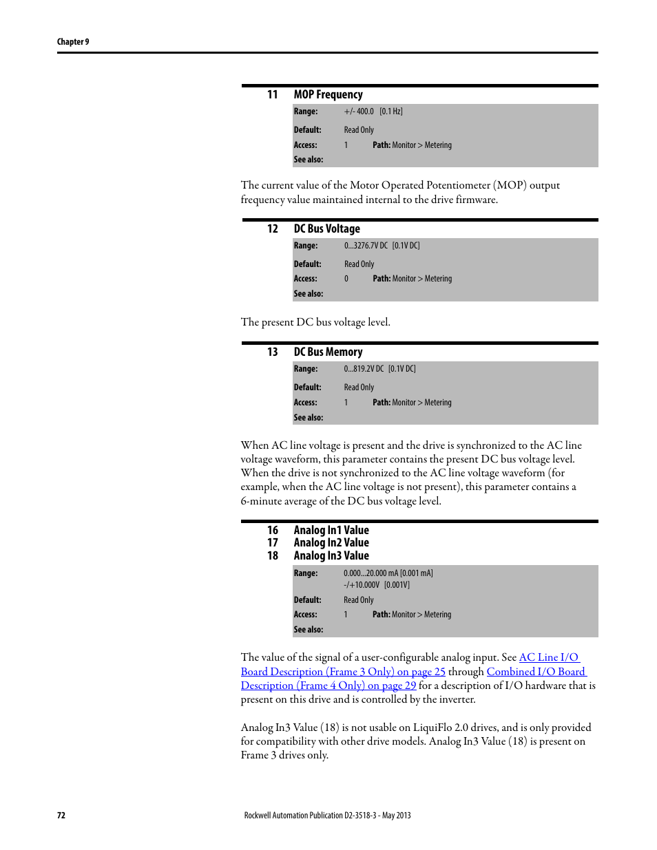 Rockwell Automation Liqui-Flo V2.0 AC Drive User Manual | Page 72 / 272