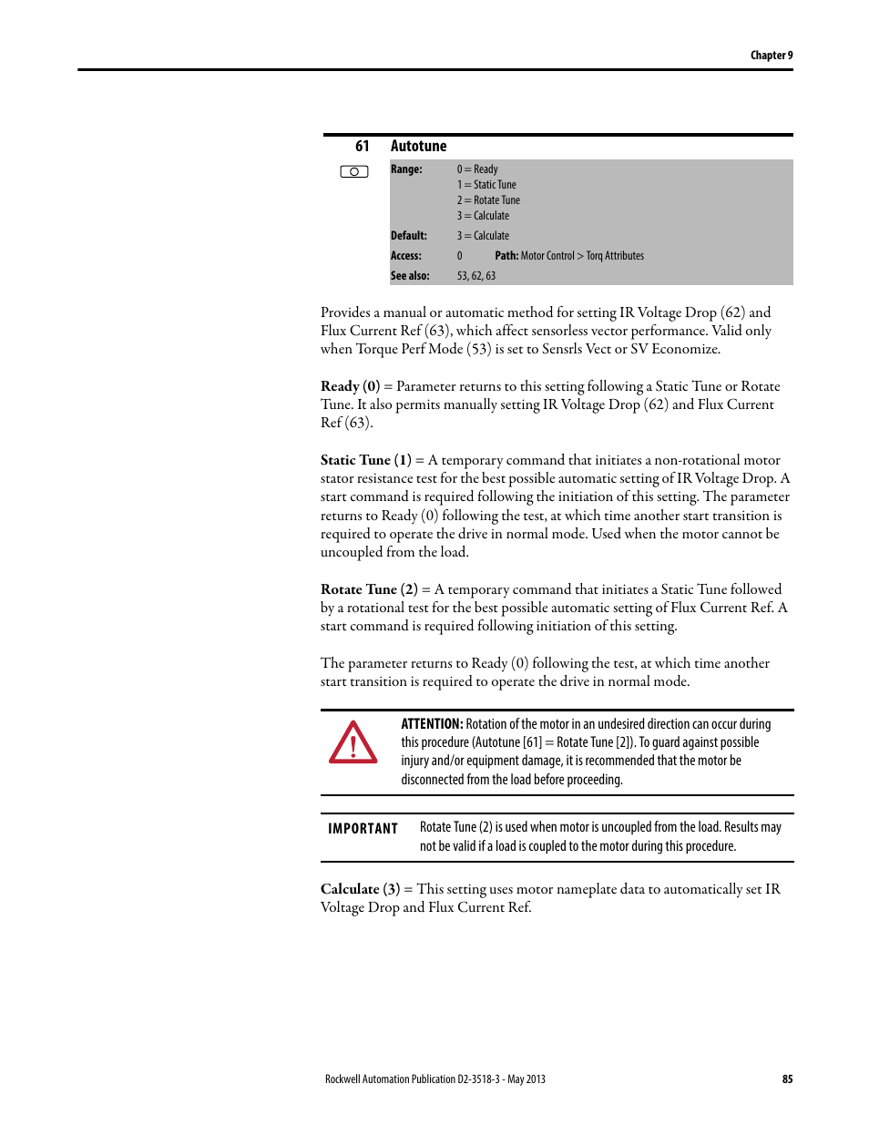 Rockwell Automation Liqui-Flo V2.0 AC Drive User Manual | Page 85 / 272