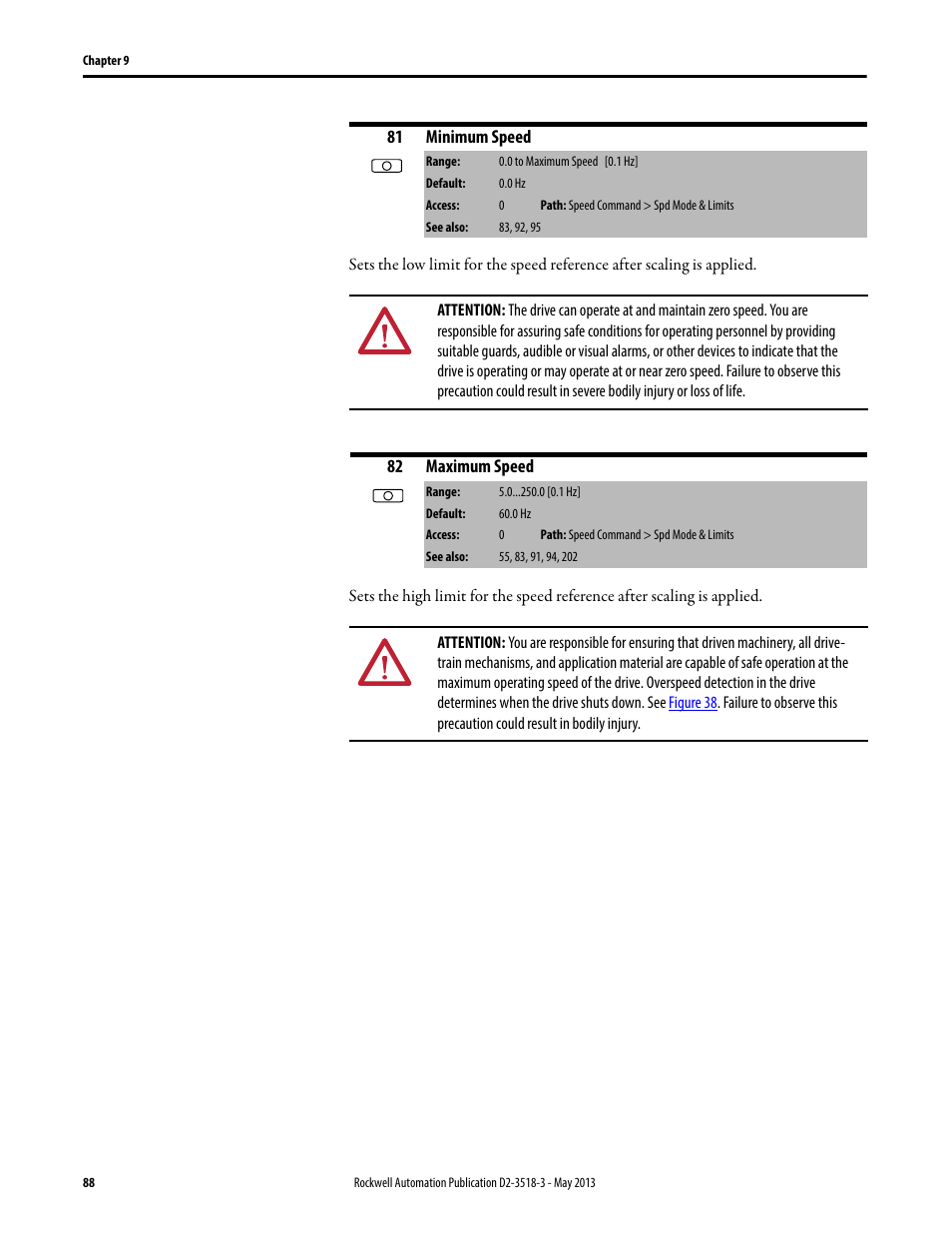 Rockwell Automation Liqui-Flo V2.0 AC Drive User Manual | Page 88 / 272