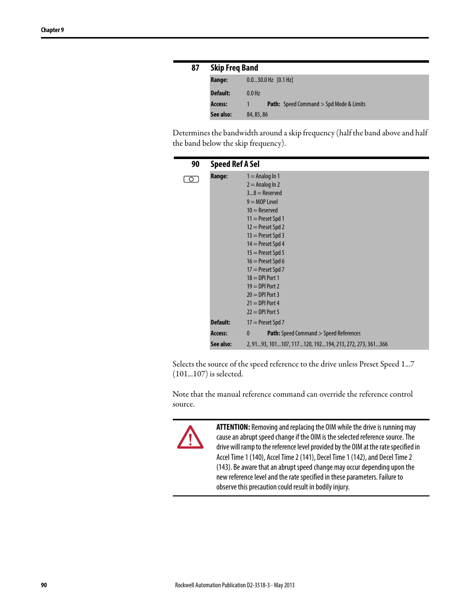 Rockwell Automation Liqui-Flo V2.0 AC Drive User Manual | Page 90 / 272