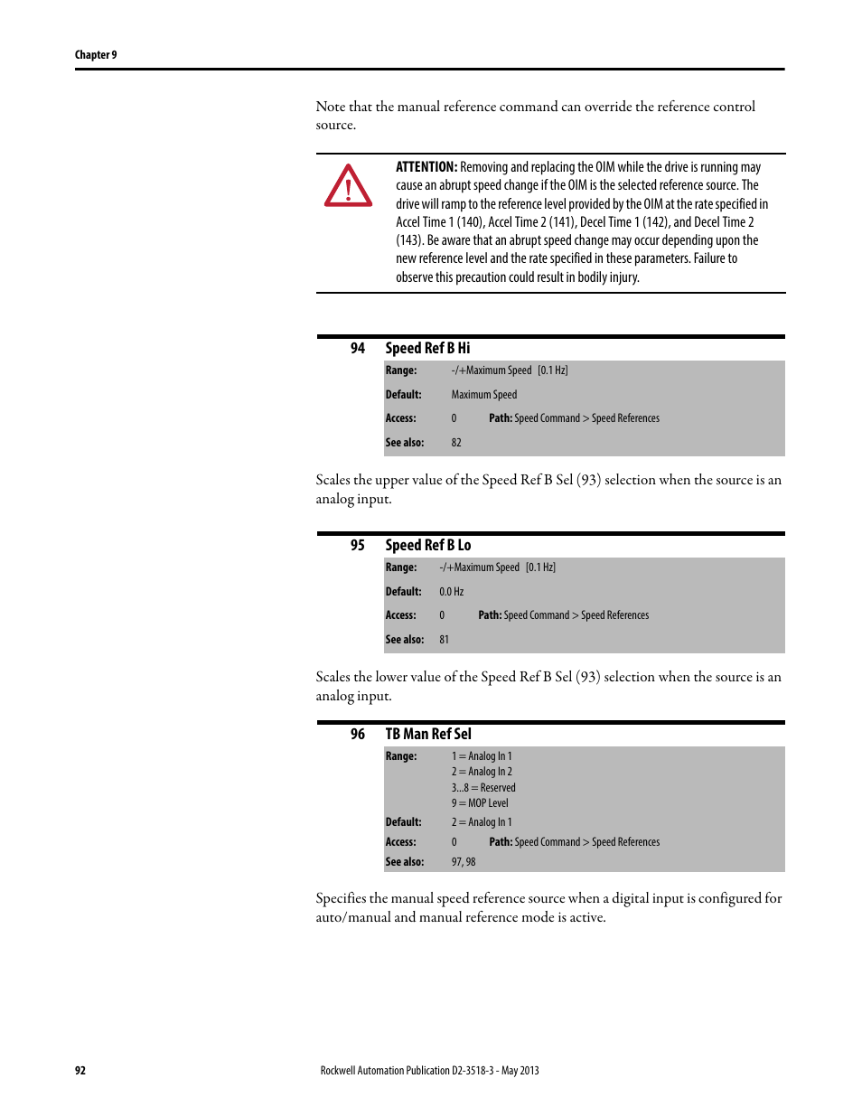Rockwell Automation Liqui-Flo V2.0 AC Drive User Manual | Page 92 / 272