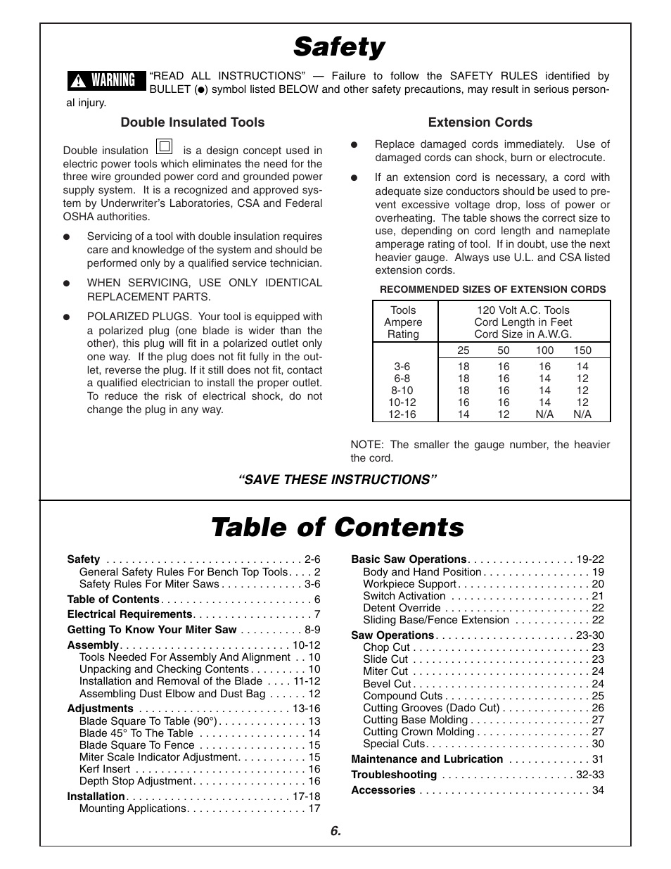 Bosch 3915 User Manual | Page 6 / 104