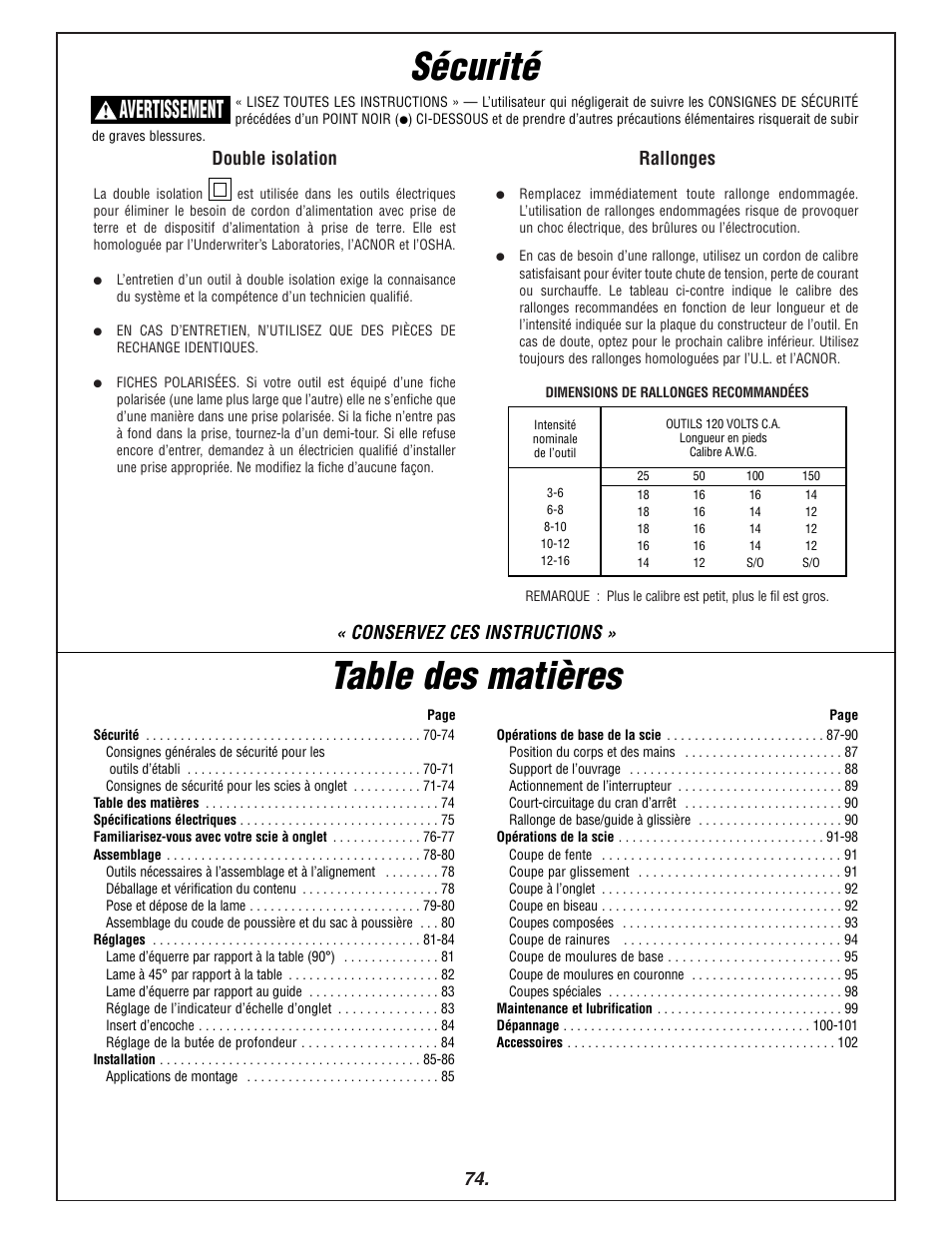 Bosch 3915 User Manual | Page 74 / 104