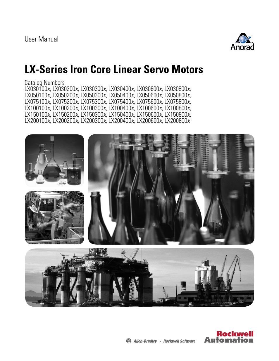 Rockwell Automation LX-Series Iron Core Linear Servo Motors User Manual | 76 pages