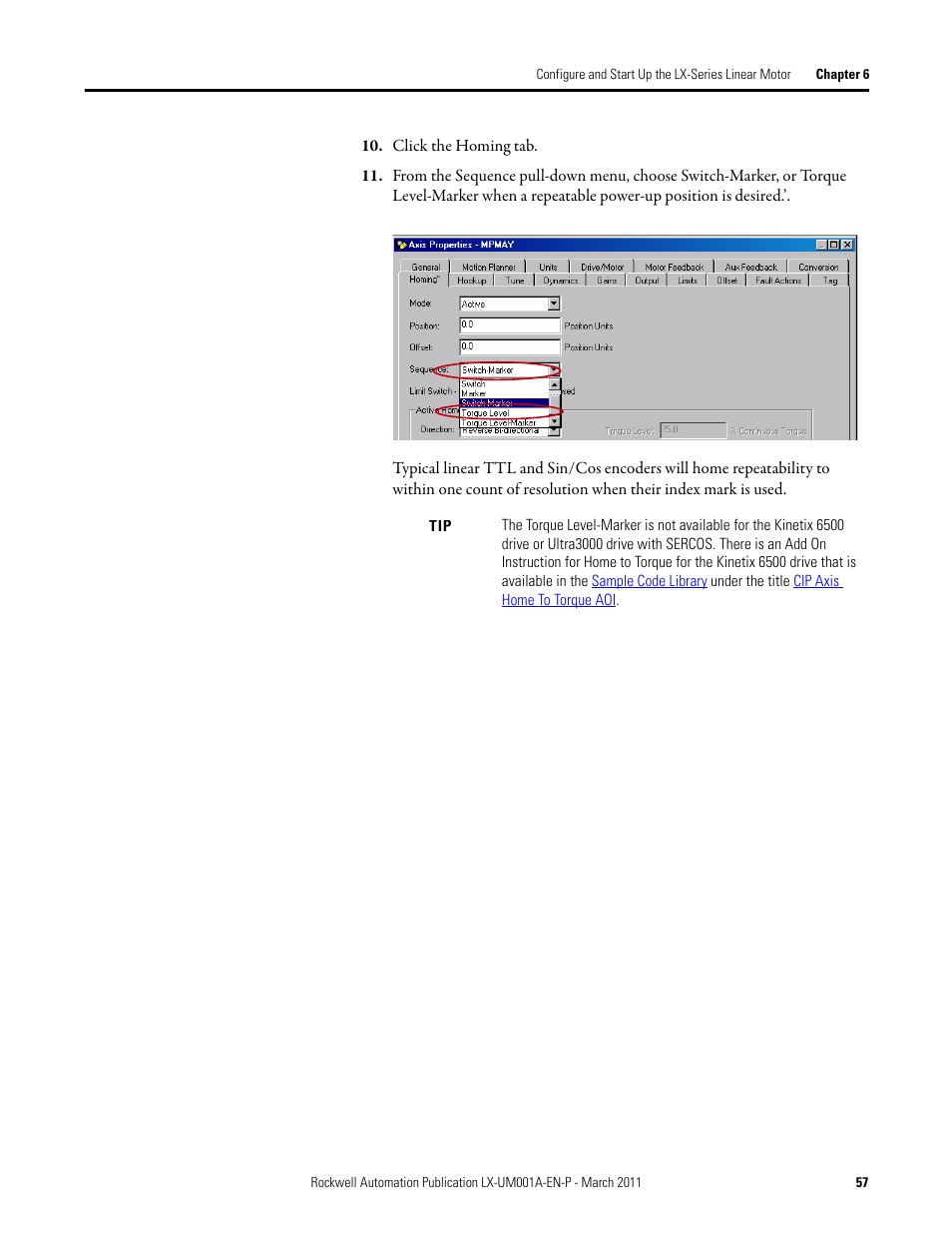 Rockwell Automation LX-Series Iron Core Linear Servo Motors User Manual | Page 57 / 76