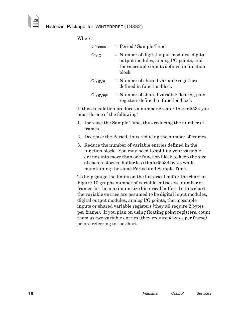 Rockwell Automation T3832 ICS Regent Historian Package for Winterpret User Manual | Page 18 / 42