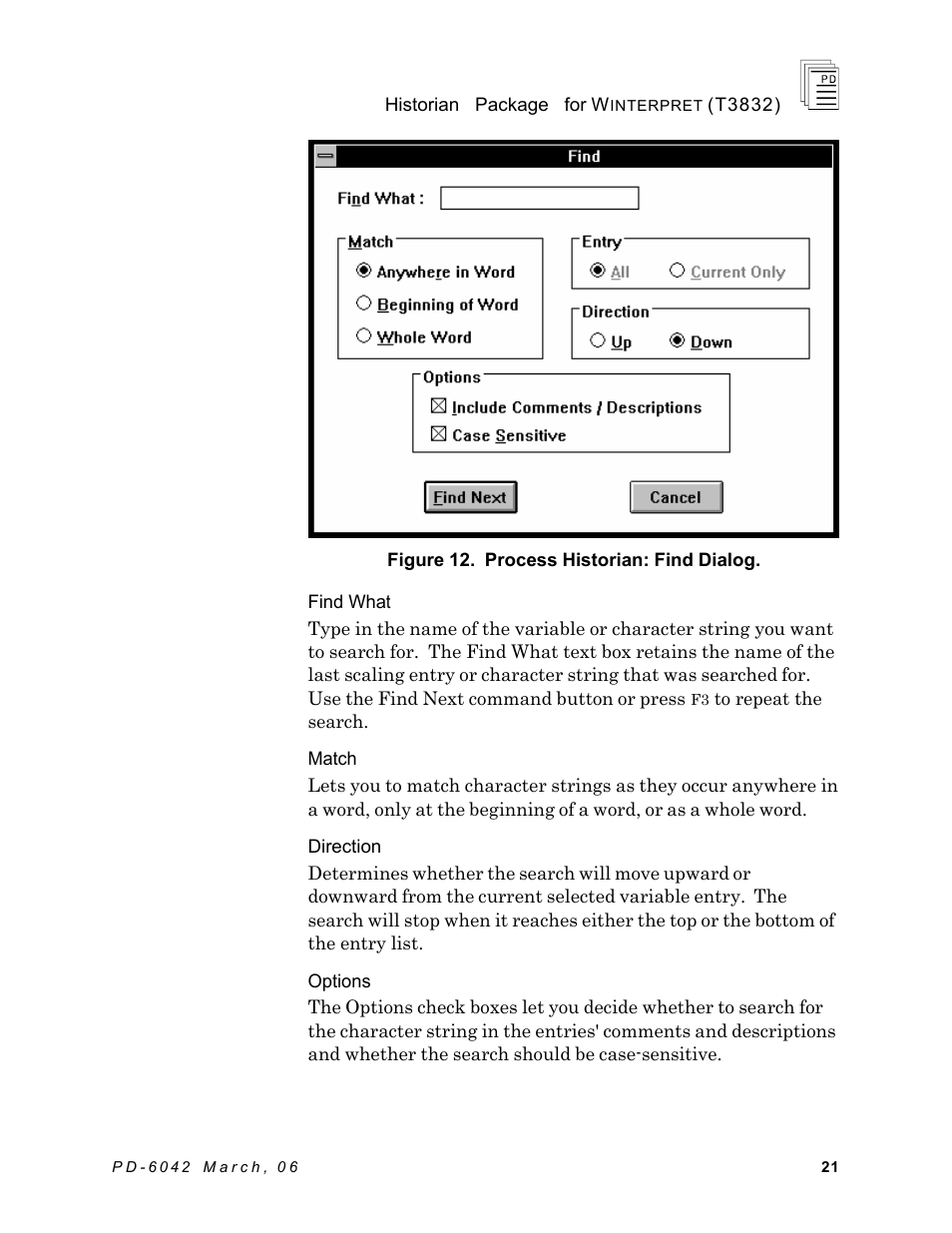 Rockwell Automation T3832 ICS Regent Historian Package for Winterpret User Manual | Page 21 / 42