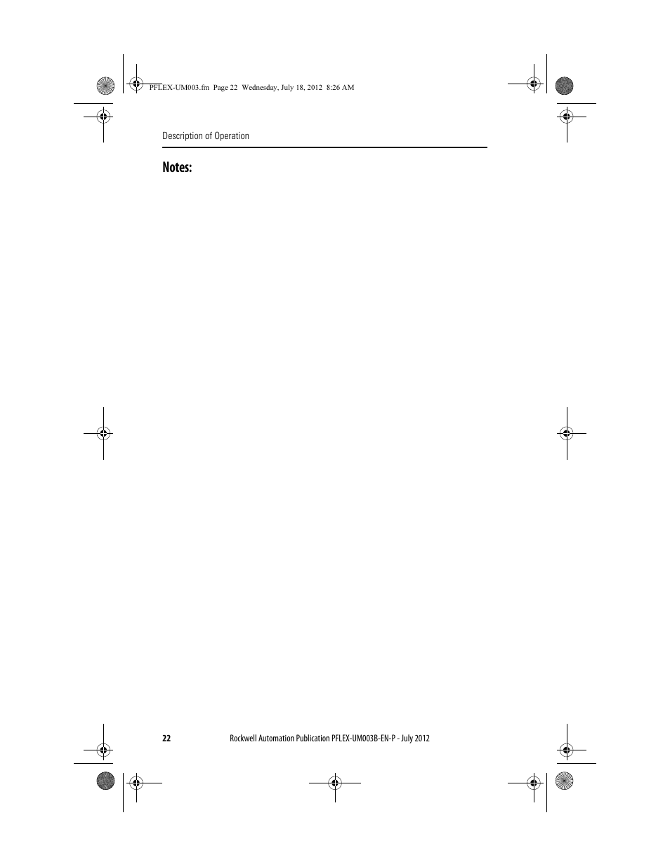 Rockwell Automation 22А PowerFlex DriveGuard Safe-Off User Manual - Series B User Manual | Page 22 / 24