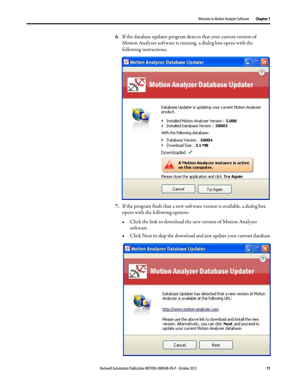 Rockwell Automation Motion Analyzer Software User Manual | Page 11 / 280