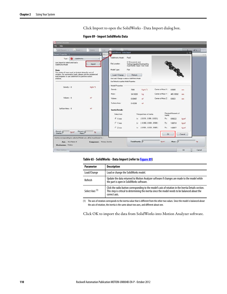 Rockwell Automation Motion Analyzer Software User Manual | Page 110 / 280