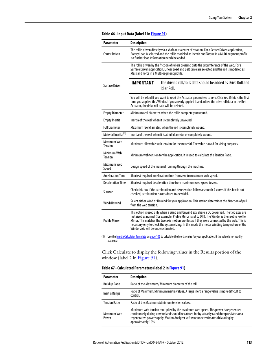 Rockwell Automation Motion Analyzer Software User Manual | Page 113 / 280