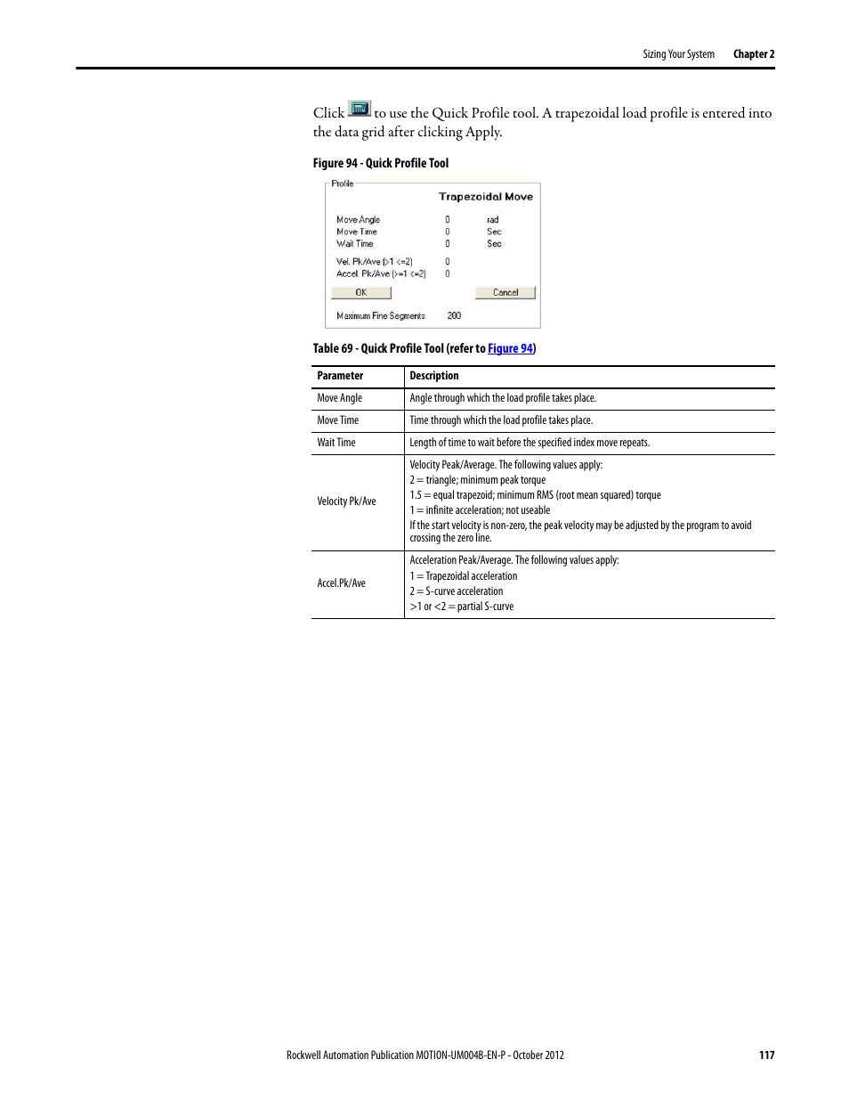 Rockwell Automation Motion Analyzer Software User Manual | Page 117 / 280