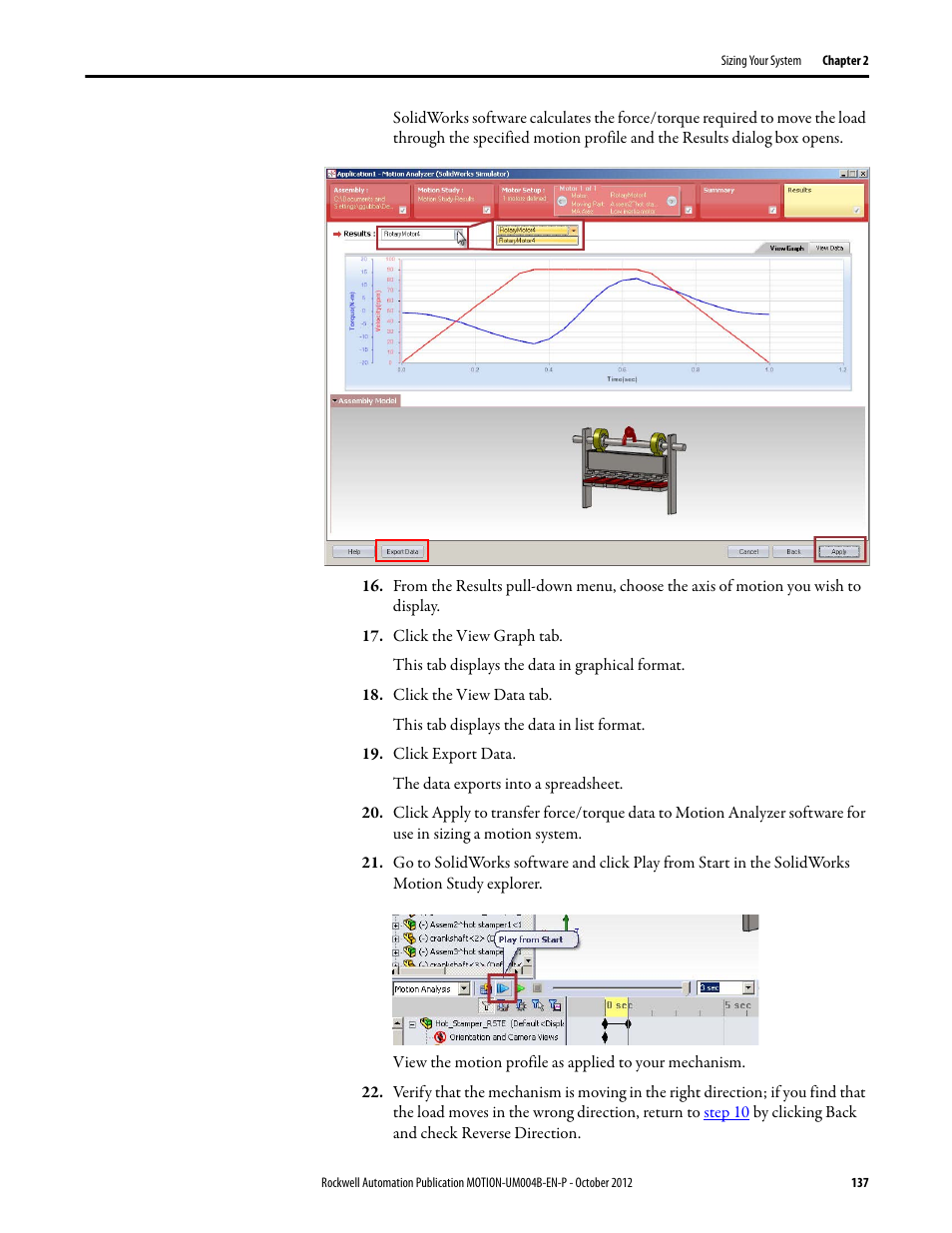 Rockwell Automation Motion Analyzer Software User Manual | Page 137 / 280