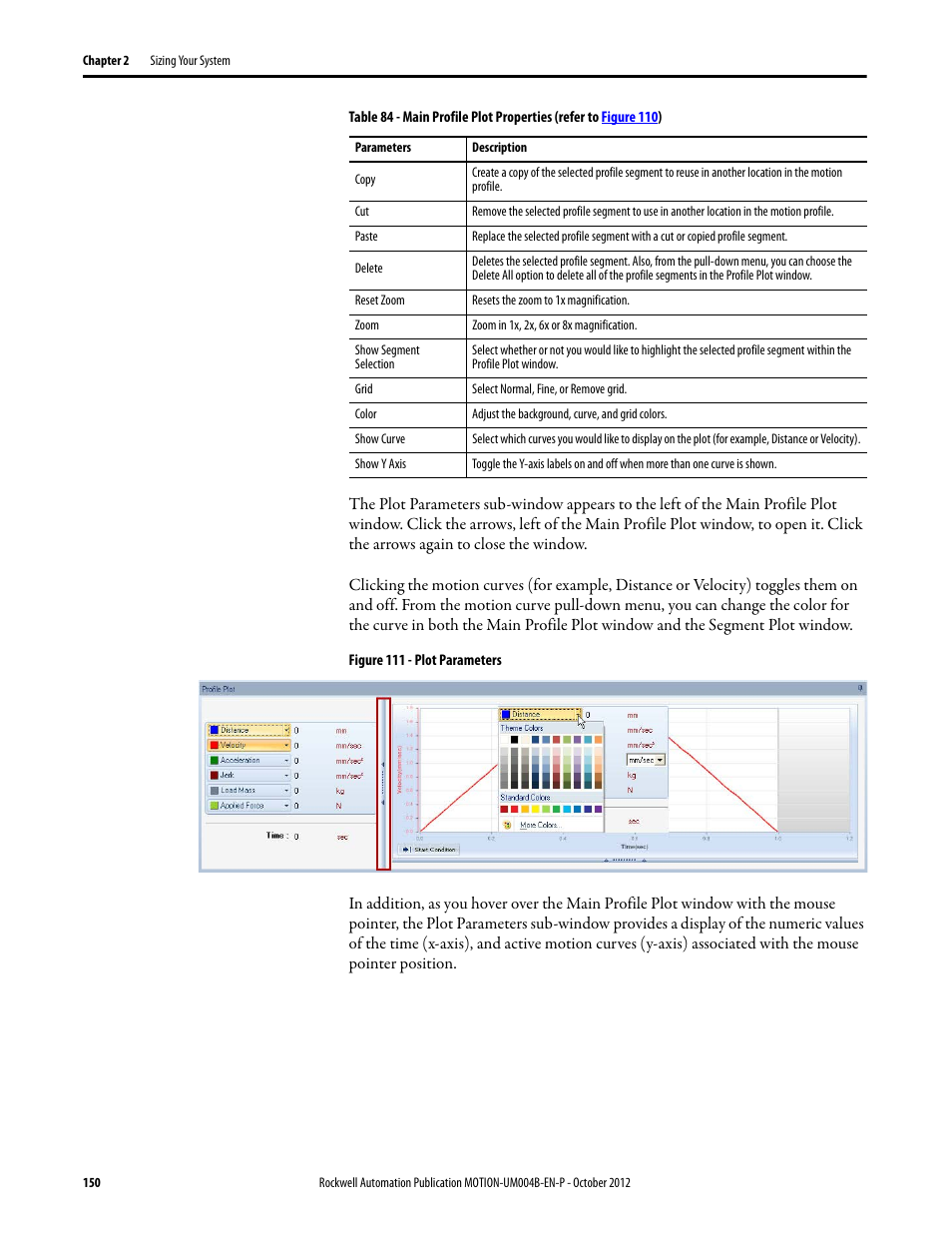 Rockwell Automation Motion Analyzer Software User Manual | Page 150 / 280