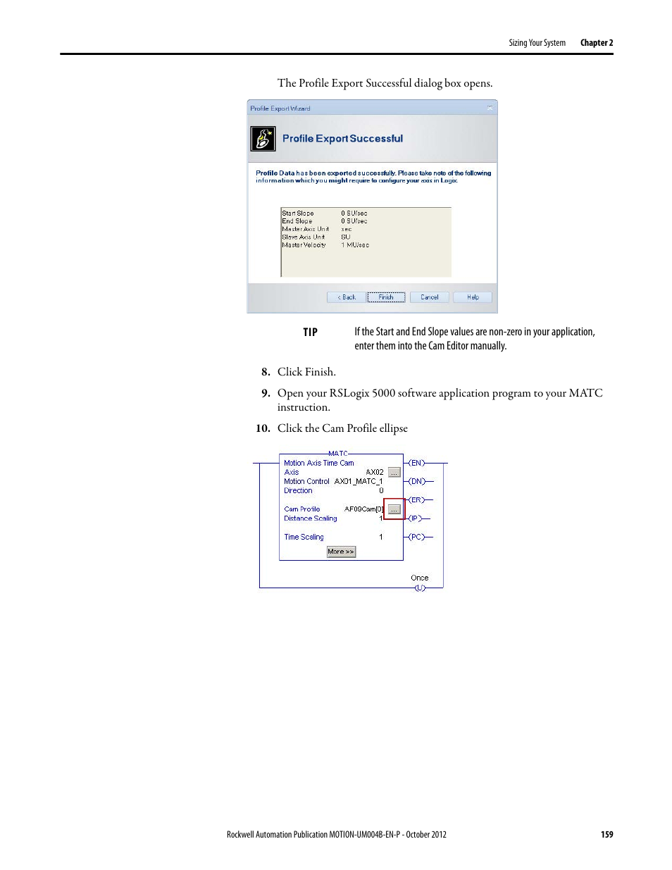 Rockwell Automation Motion Analyzer Software User Manual | Page 159 / 280