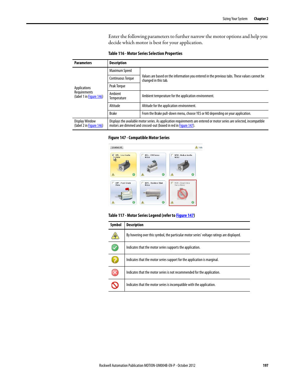 Rockwell Automation Motion Analyzer Software User Manual | Page 197 / 280
