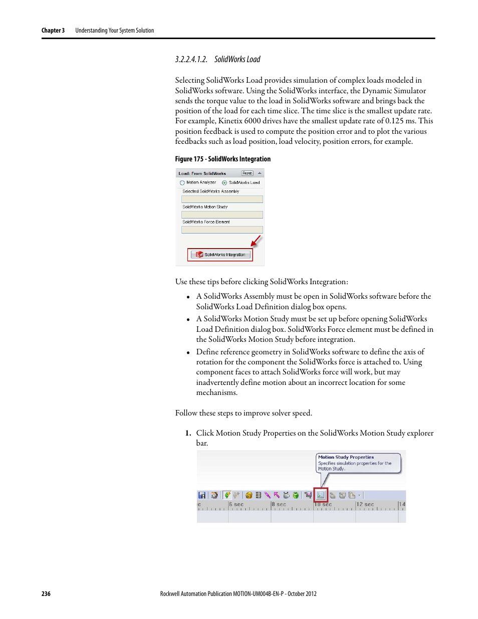 Solidworks load | Rockwell Automation Motion Analyzer Software User Manual | Page 236 / 280