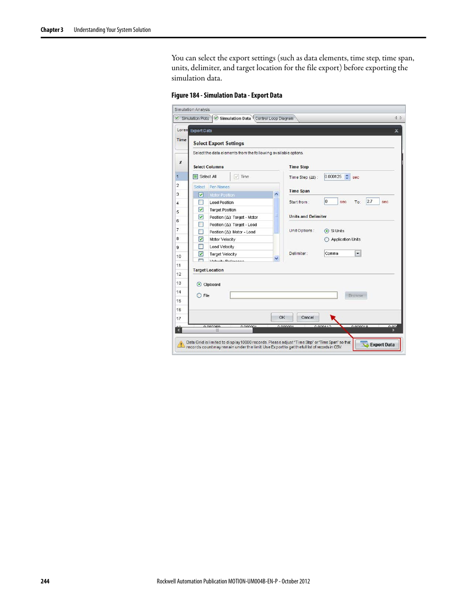 Figure 184 | Rockwell Automation Motion Analyzer Software User Manual | Page 244 / 280