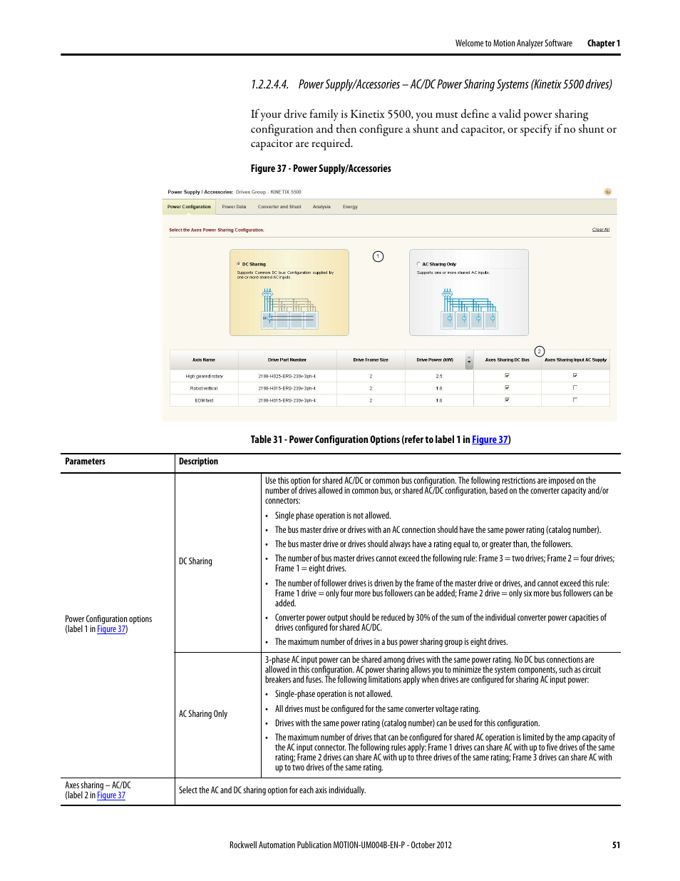 Rockwell Automation Motion Analyzer Software User Manual | Page 51 / 280