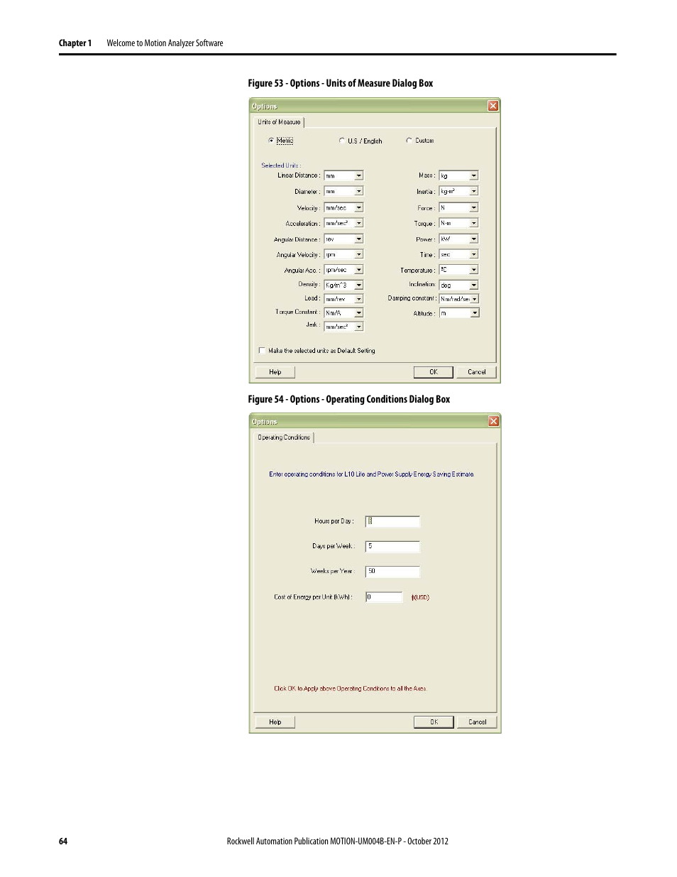 Rockwell Automation Motion Analyzer Software User Manual | Page 64 / 280