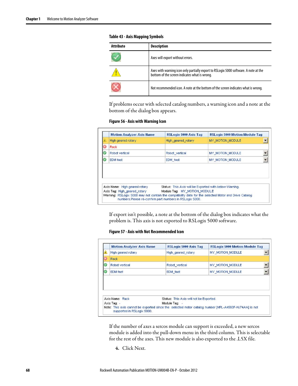 Rockwell Automation Motion Analyzer Software User Manual | Page 68 / 280