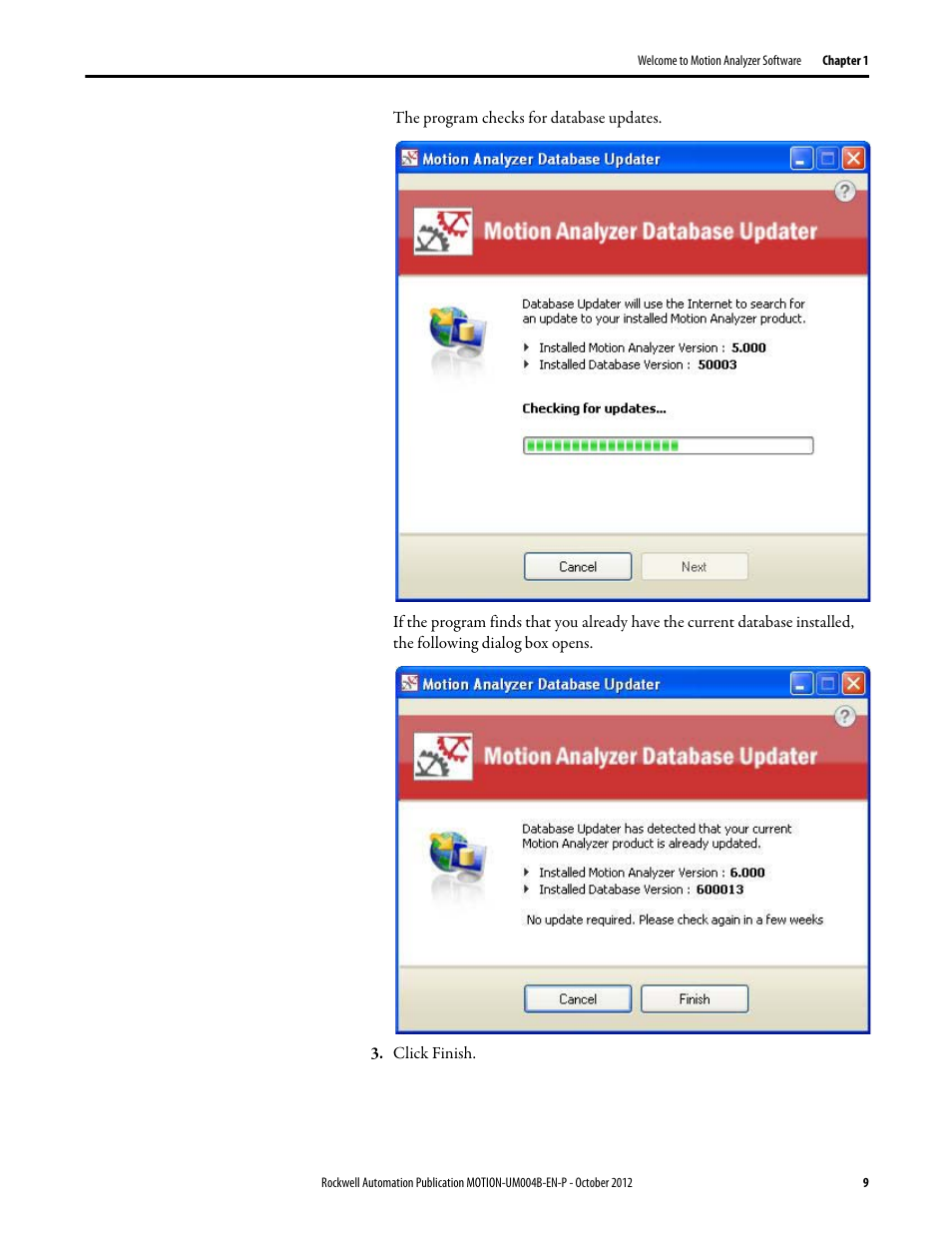 Rockwell Automation Motion Analyzer Software User Manual | Page 9 / 280