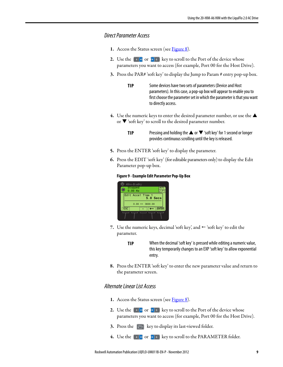 Rockwell Automation Liqui-Flo 20-HIM-A6 with 2.0 AC Drive User Manual | Page 9 / 16