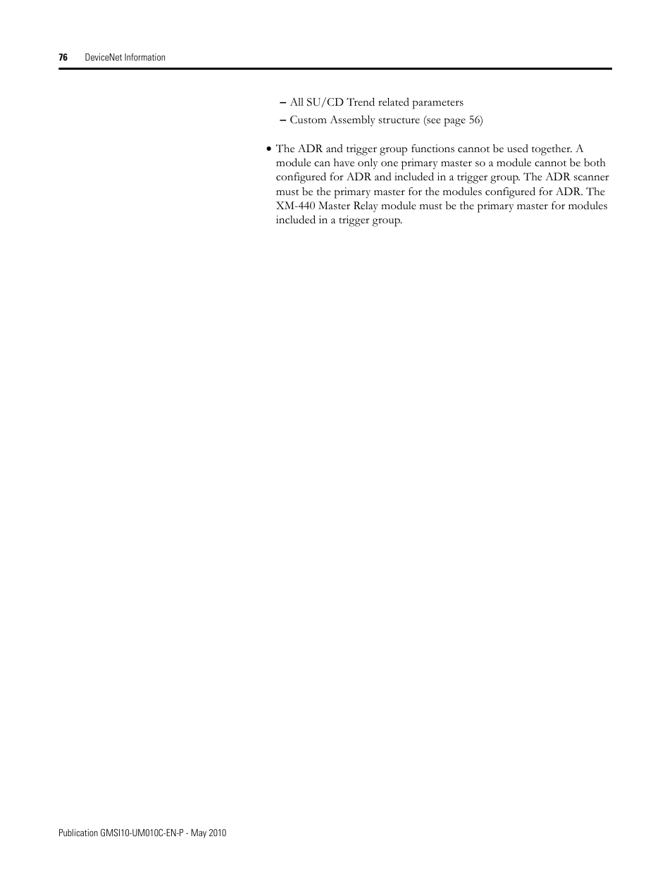 Rockwell Automation 1440-VST02-01RA XM-120 Eccentricity Module User Manual | Page 84 / 131