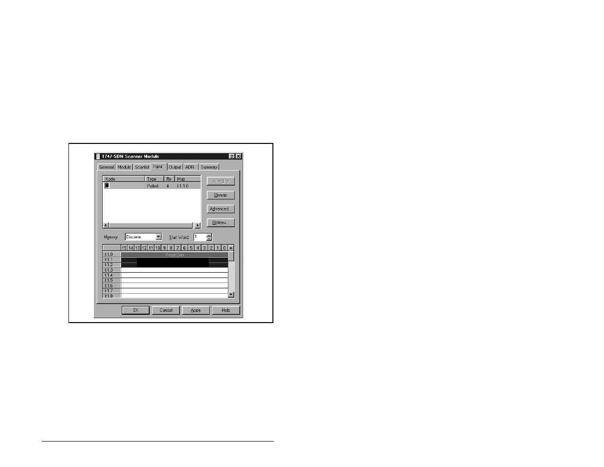 3 mapping the drive data in the scanner | Rockwell Automation DeviceNet Communications Module User Manual | Page 45 / 146