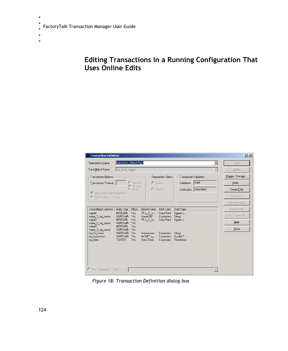 Rockwell Automation FactoryTalk Transaction Manager User Guide User Manual | Page 124 / 186
