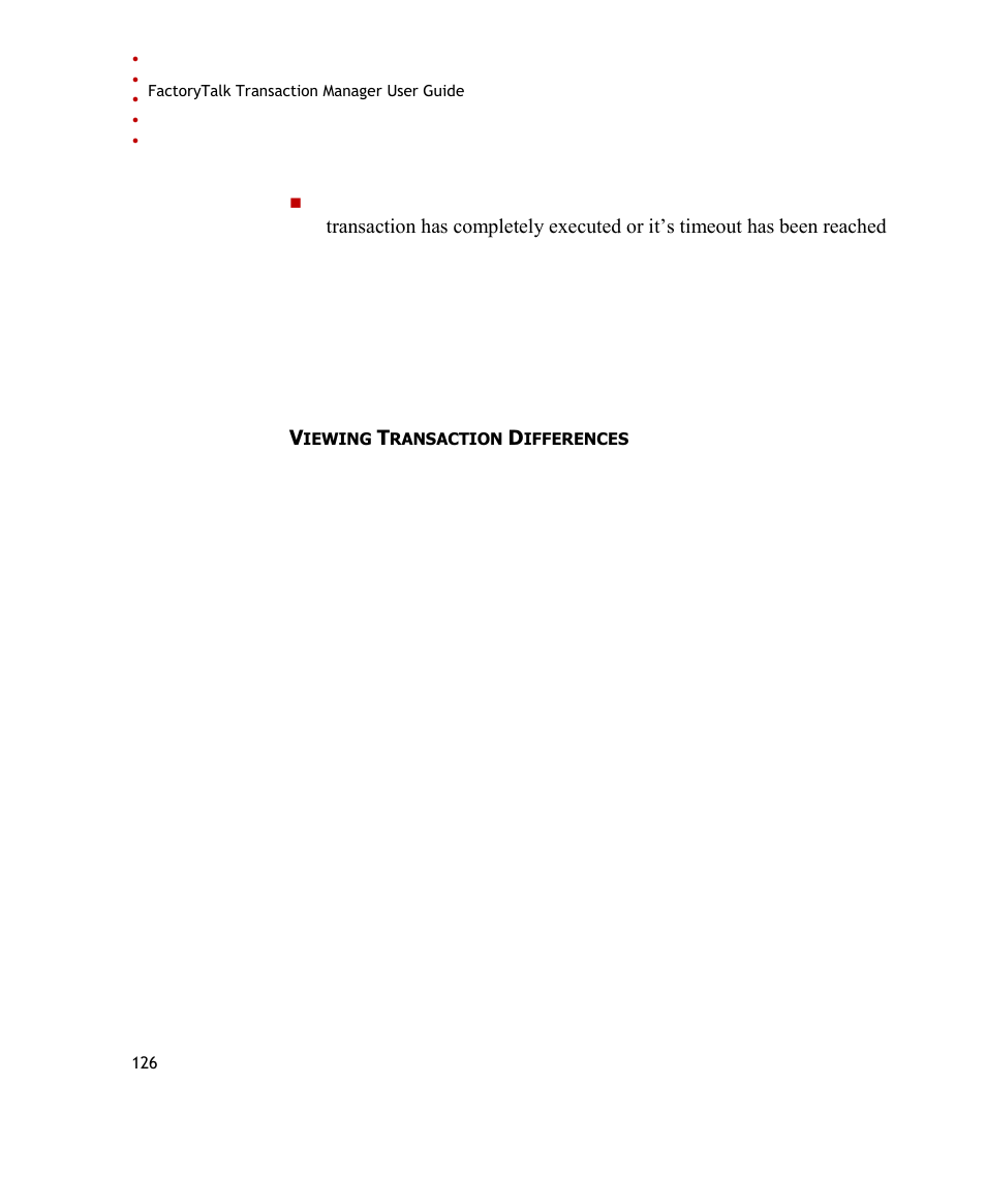 Rockwell Automation FactoryTalk Transaction Manager User Guide User Manual | Page 126 / 186