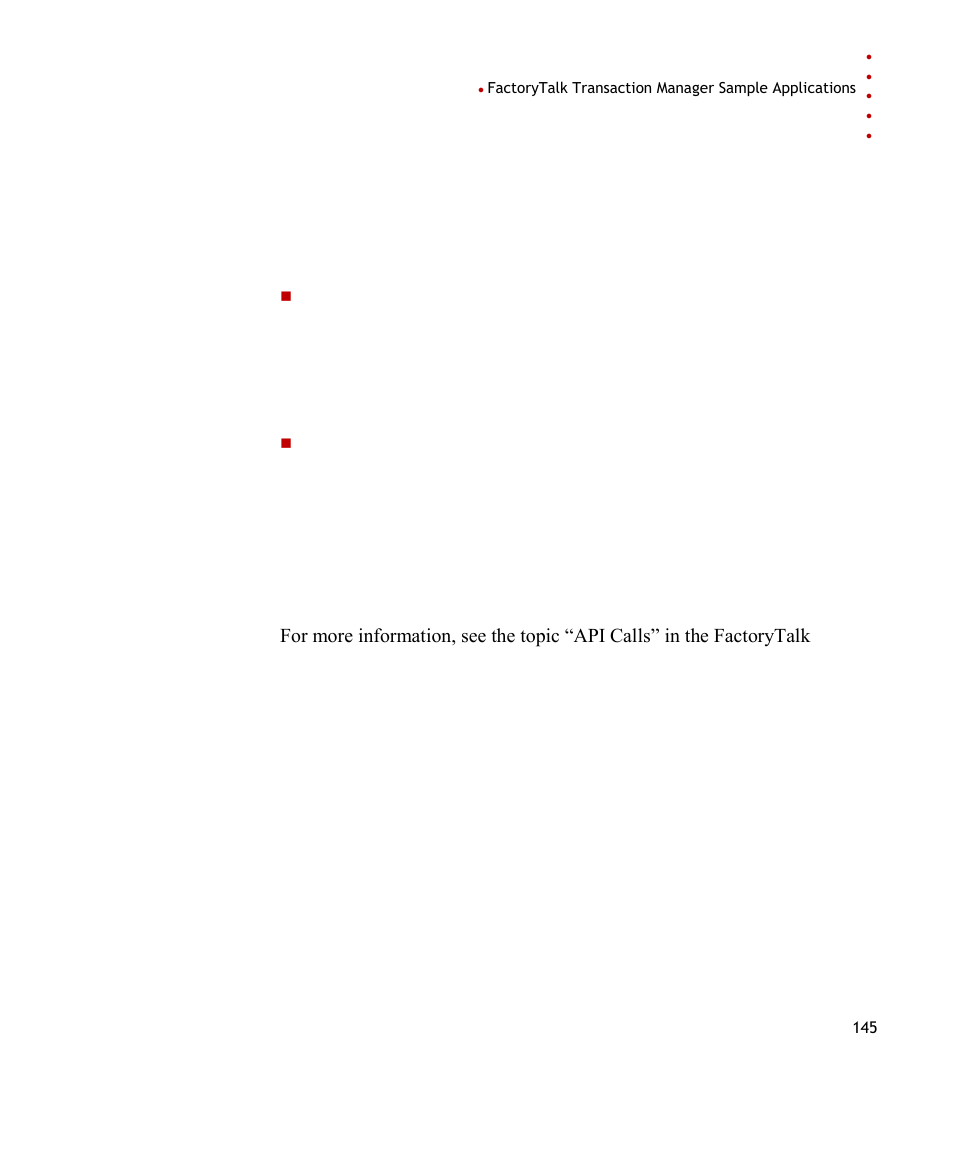 Rockwell Automation FactoryTalk Transaction Manager User Guide User Manual | Page 145 / 186