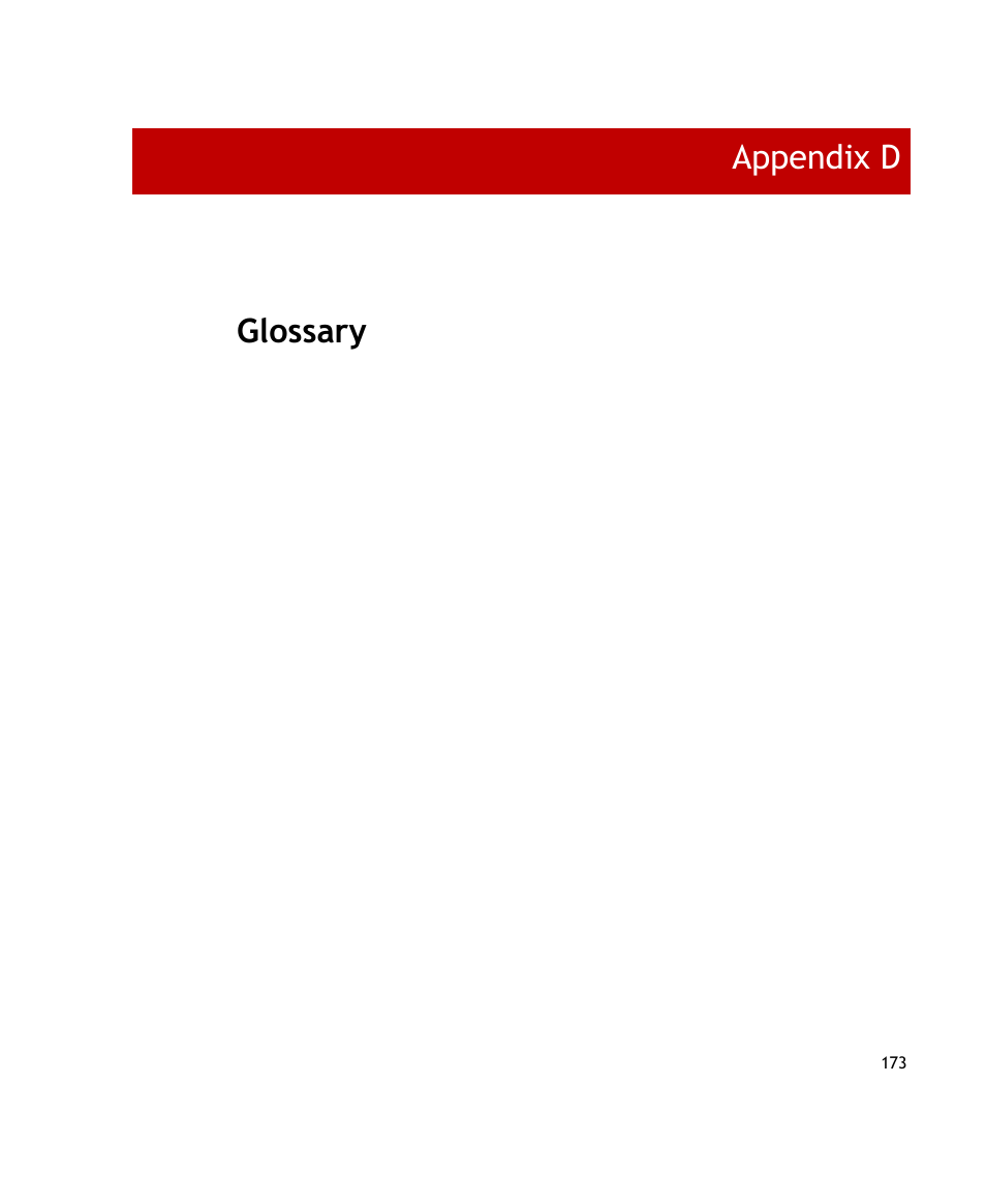 Glossary, Appendix d | Rockwell Automation FactoryTalk Transaction Manager User Guide User Manual | Page 173 / 186