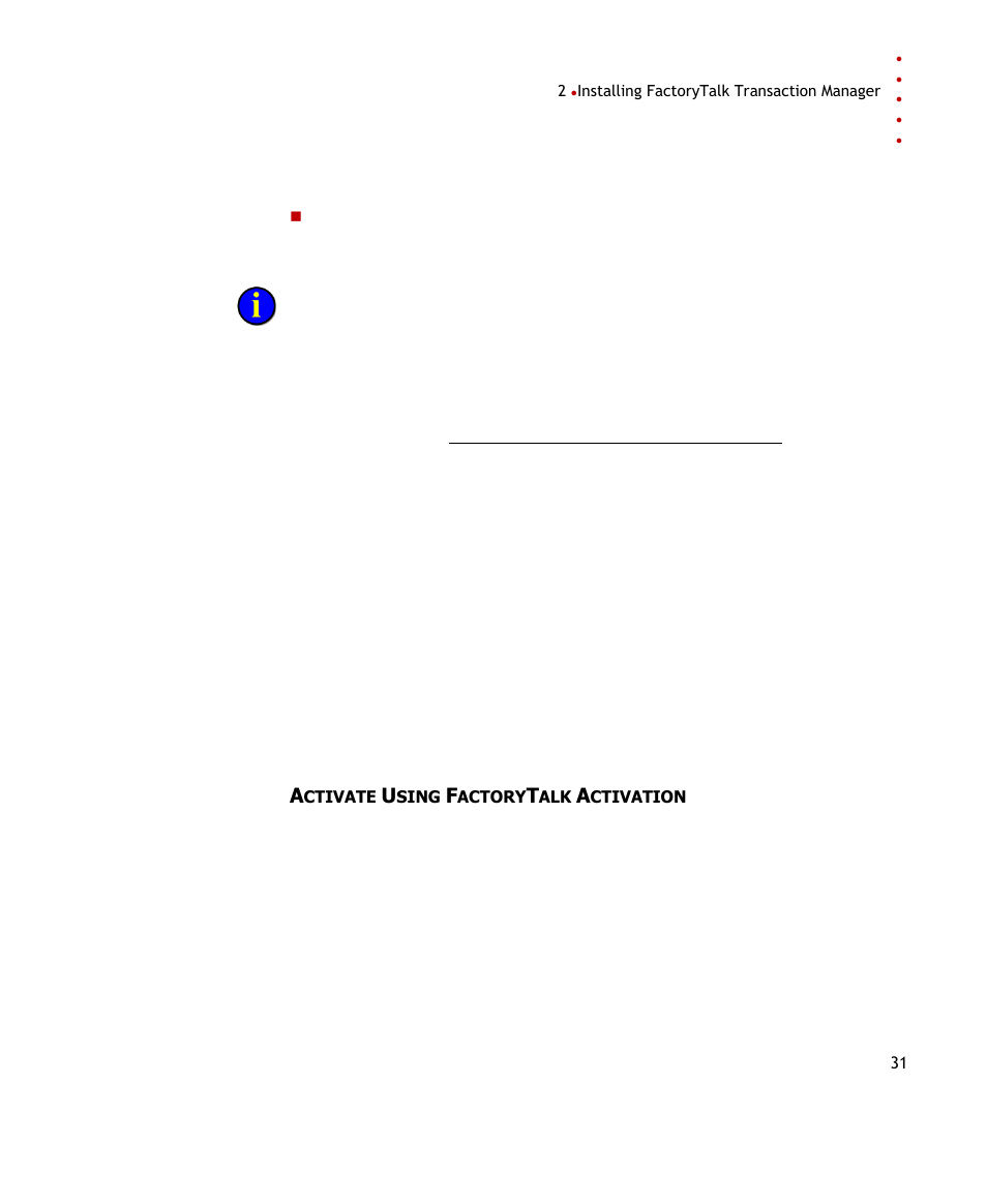 Rockwell Automation FactoryTalk Transaction Manager User Guide User Manual | Page 31 / 186