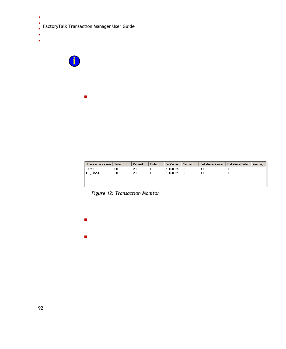 Rockwell Automation FactoryTalk Transaction Manager User Guide User Manual | Page 92 / 186